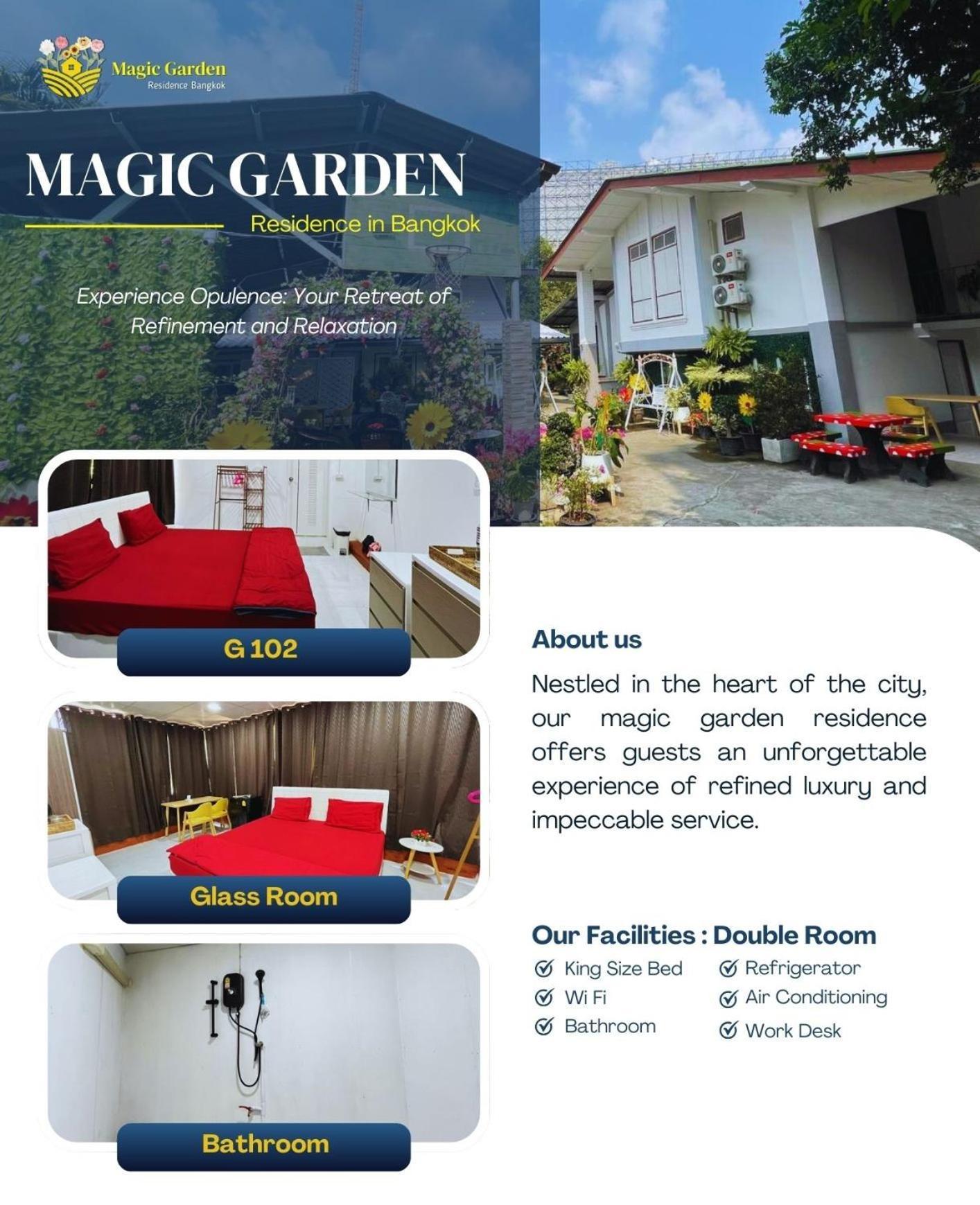 Magic Garden Residence Bangkok Esterno foto